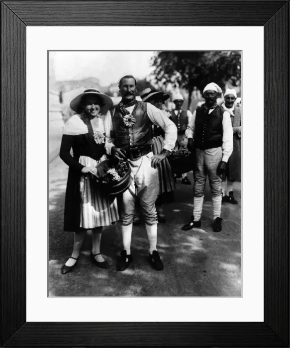 Framed Print : Swiss National Costume Framed Print : Swiss National Costume