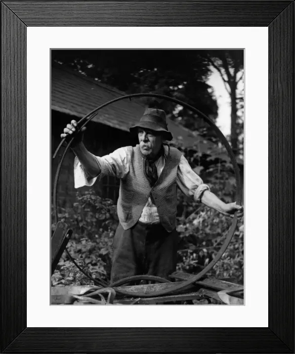Framed Print : Old Wheelwright Framed Print : Old Wheelwright