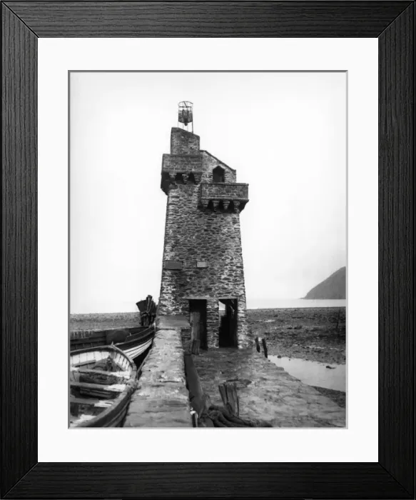 Framed Print : Lynmouth Lighthouse Framed Print : Lynmouth Lighthouse