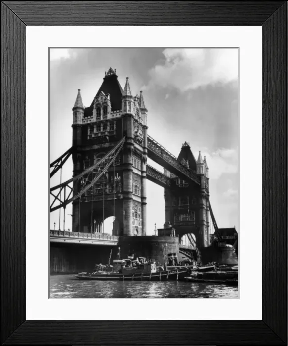 Framed Print : Tower Bridge from Side Framed Print : Tower Bridge from Side