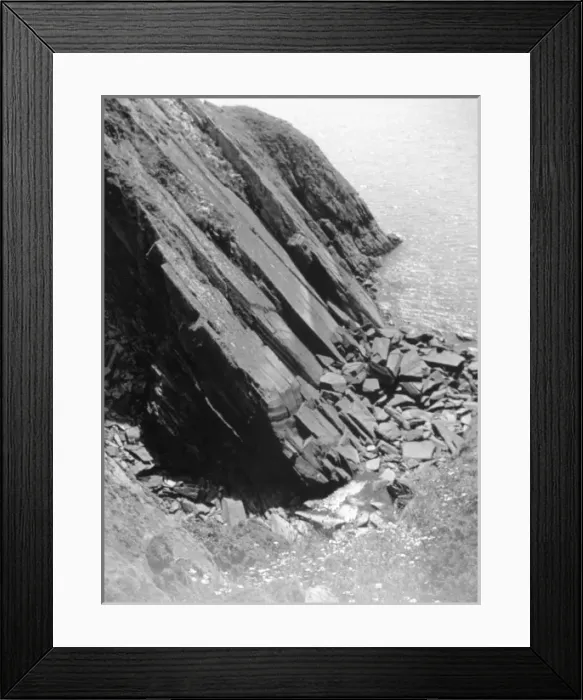 Framed Print : Slipped Strata Framed Print : Slipped Strata