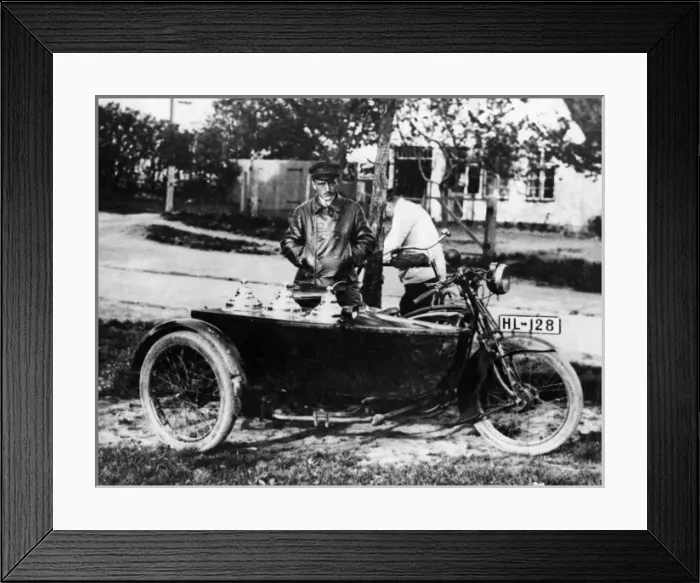 Framed Print : Ice Cream Motor Bike Framed Print : Ice Cream Motor Bike
