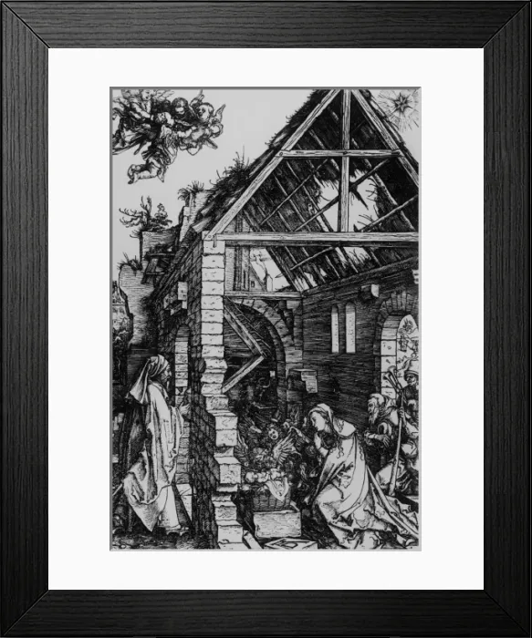 Framed Print : The Nativity (Durer) Framed Print : The Nativity (Durer)