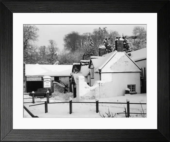 Framed Print : Snow Covered Inn Framed Print : Snow Covered Inn