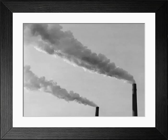 Framed Print : Smoking Chimneys Framed Print : Smoking Chimneys