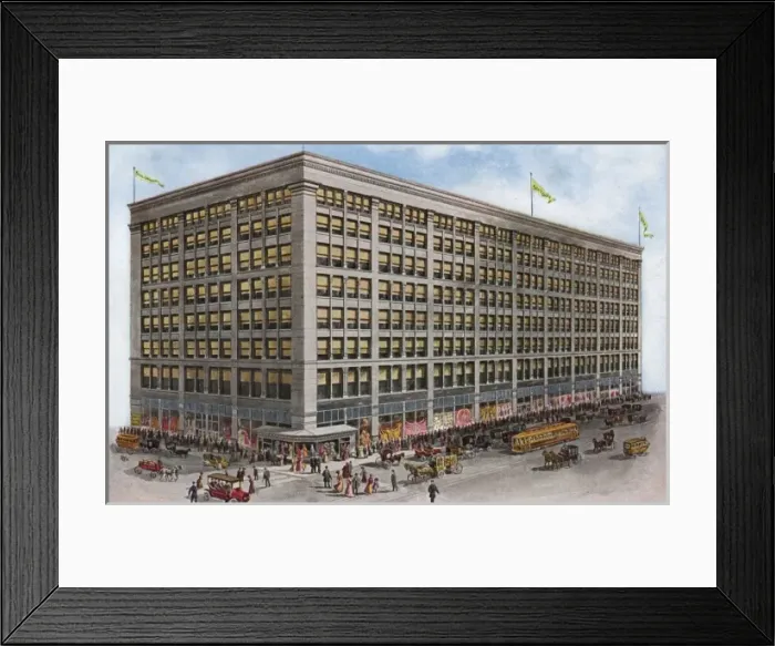 Framed Print : Siegel Department Store Framed Print : Siegel Department Store