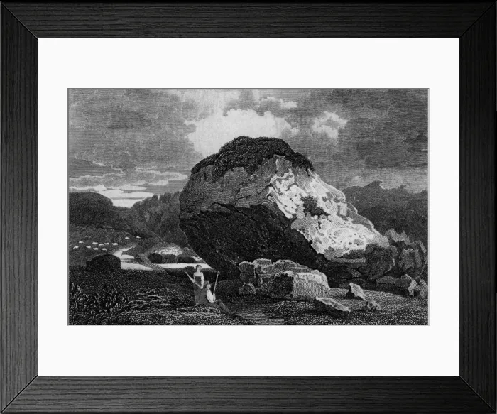 Framed Print : Bowder Stone, Borrowdale, Lake District Framed Print : Bowder Stone, Borrowdale, Lake District