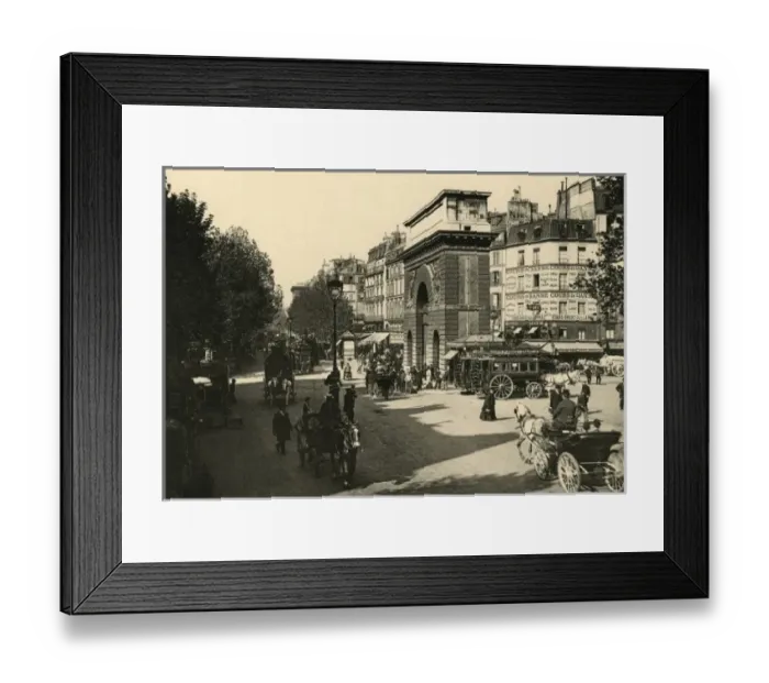 Framed Print : Paris Boulevards Framed Print : Paris Boulevards