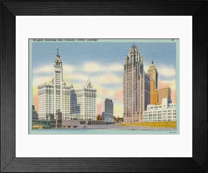 Framed Print : Chicago Skyscrapers Framed Print : Chicago Skyscrapers