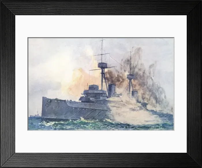Framed Print : Hms Bellerophon Framed Print : Hms Bellerophon
