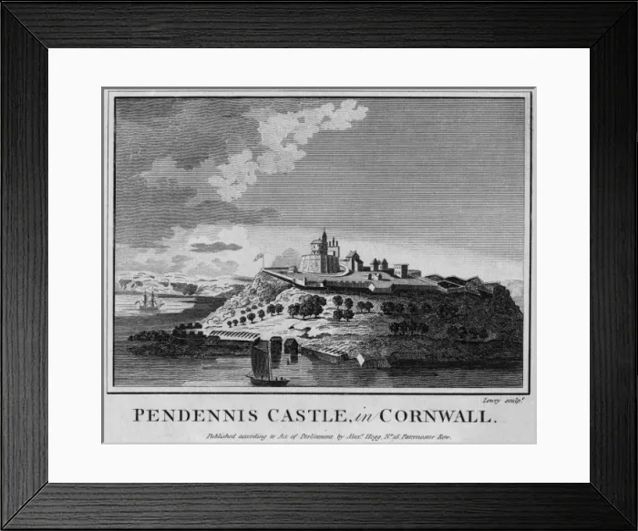 Framed Print : Pendennis Castle, Cornwall Framed Print : Pendennis Castle, Cornwall
