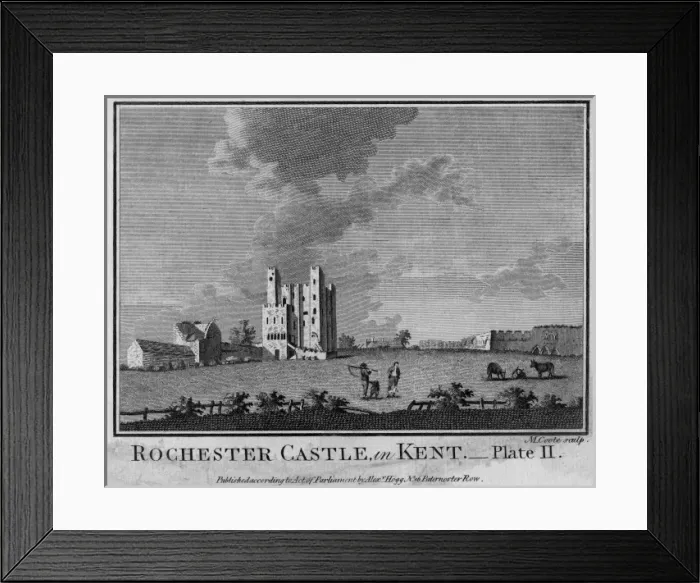 Framed Print : Rochester Castle, Kent Framed Print : Rochester Castle, Kent