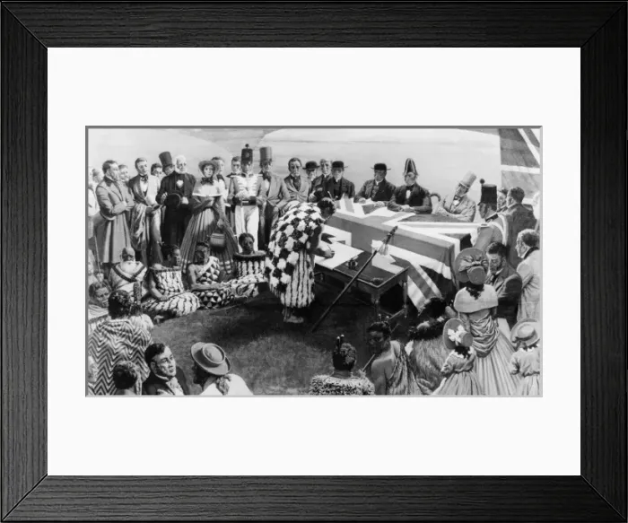 Framed Print : Treaty of Waitangi Framed Print : Treaty of Waitangi