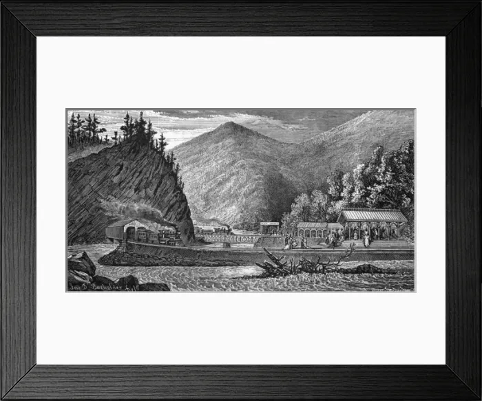 Framed Print : Mauch Chunk Pa - 2 Framed Print : Mauch Chunk Pa - 2