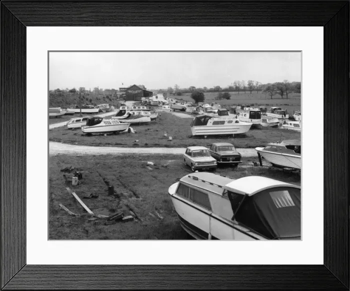 Framed Print : Canal Boat Station Framed Print : Canal Boat Station