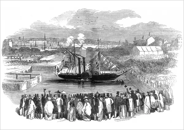 Opening of the docks at Birkenhead