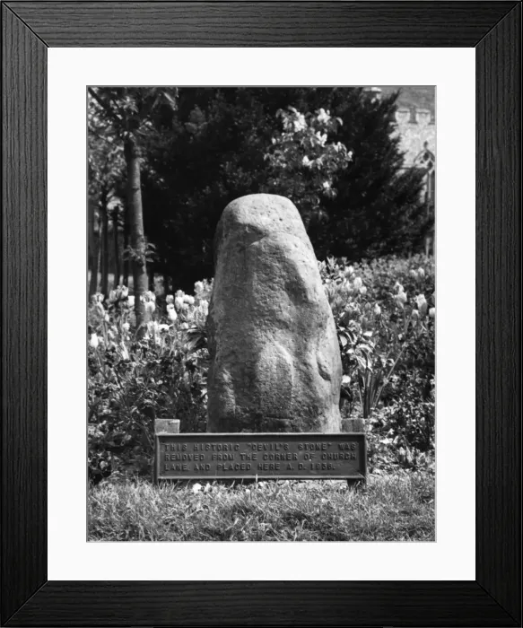Framed Print : The Devils Stone Framed Print : The Devils Stone