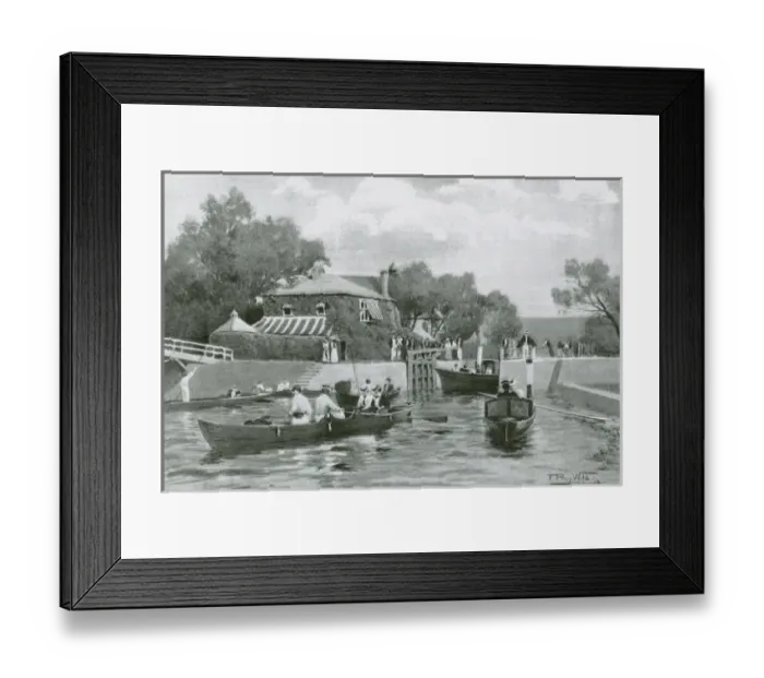 Framed Print : Marlow, Berkshire Framed Print : Marlow, Berkshire