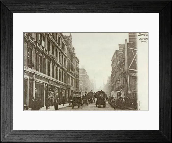 Framed Print : Newgate Street Framed Print : Newgate Street