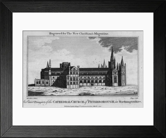 Framed Print : PETERBOROUGH CATHEDRAL, Cambridgeshire Framed Print : PETERBOROUGH CATHEDRAL, Cambridgeshire