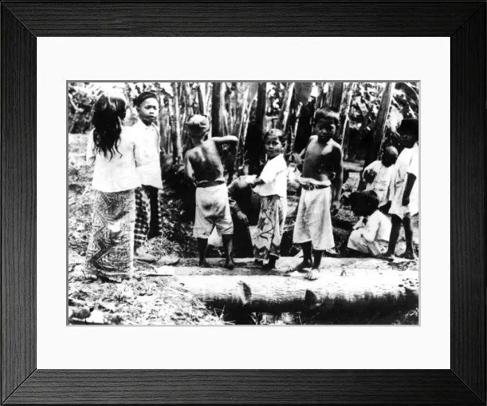 Framed Print : Javanese Children Framed Print : Javanese Children