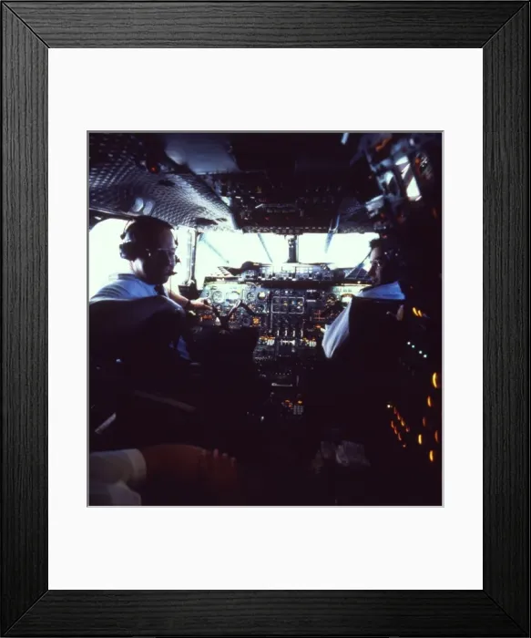 Framed Print : Flightdeck of Concorde Framed Print : Flightdeck of Concorde