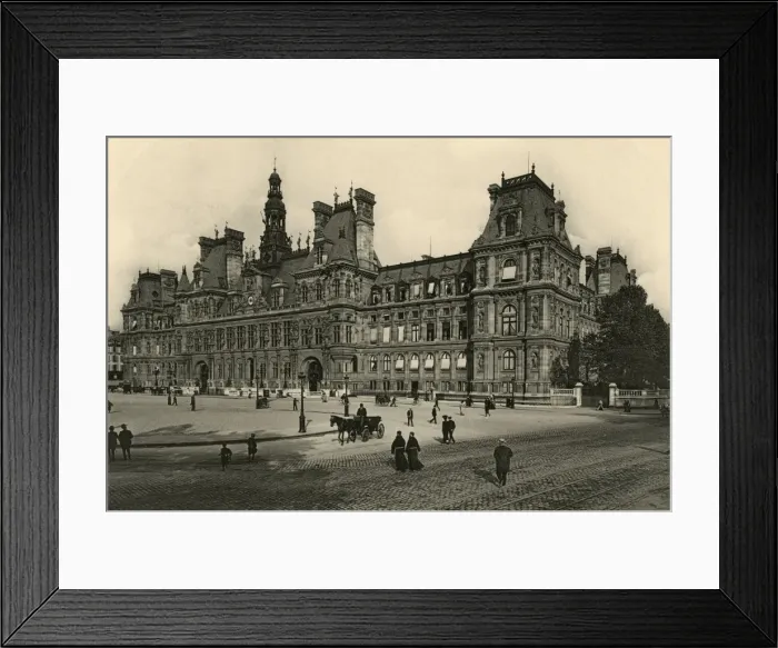Framed Print : Paris Hotel De Ville Framed Print : Paris Hotel De Ville