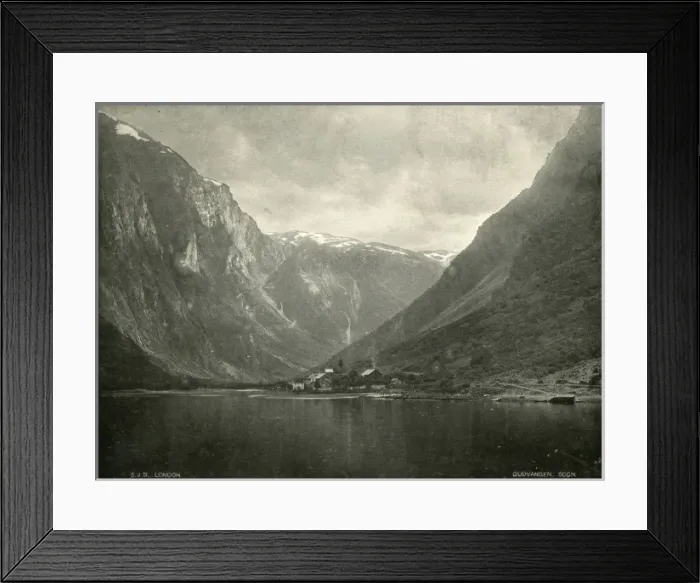 Framed Print : Norway Fjord Scenery Framed Print : Norway Fjord Scenery