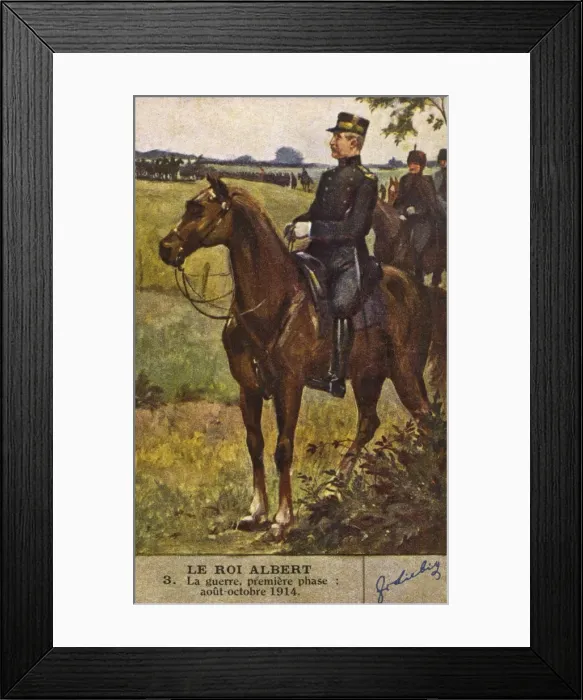 Framed Print : Albert I in 1914 Framed Print : Albert I in 1914