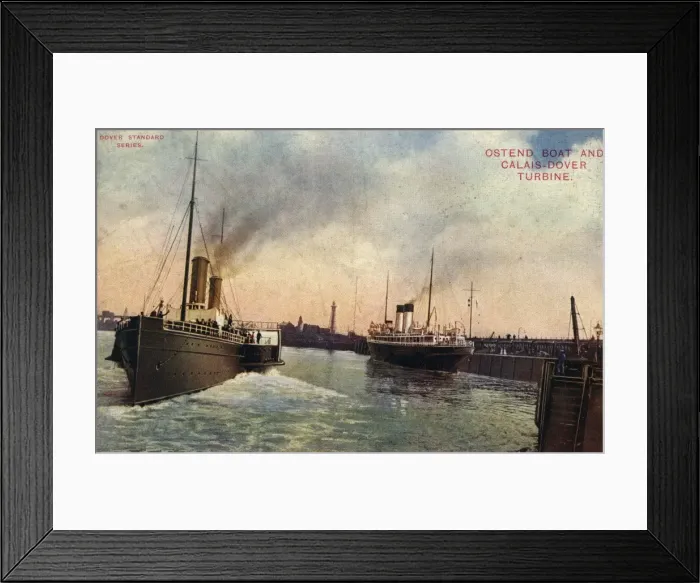 Framed Print : Ships at Dover Framed Print : Ships at Dover