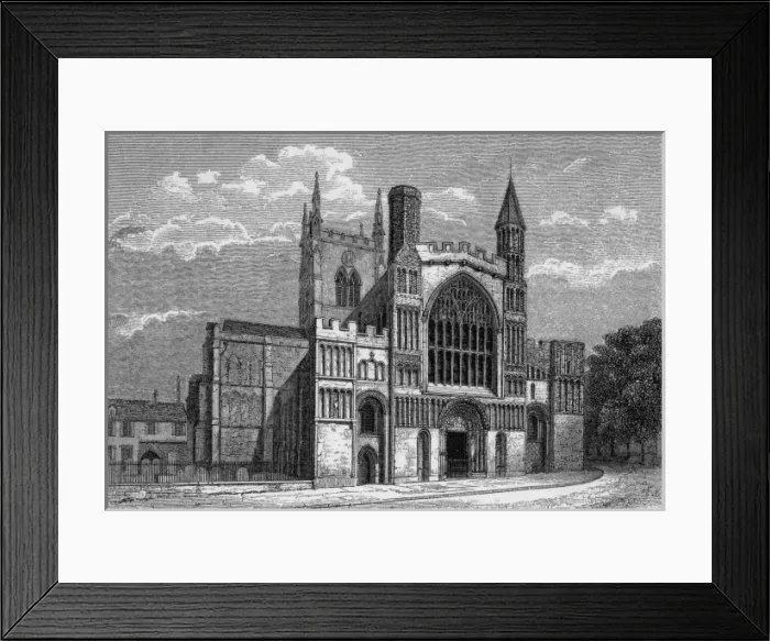 Framed Print : Rochester Cathedral, Kent Framed Print : Rochester Cathedral, Kent