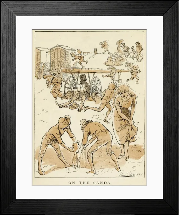 Framed Print : On the Sands Framed Print : On the Sands