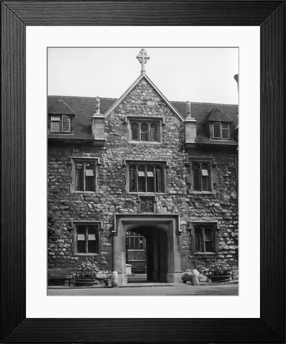 Framed Print : Charterhouse Gatehouse Framed Print : Charterhouse Gatehouse