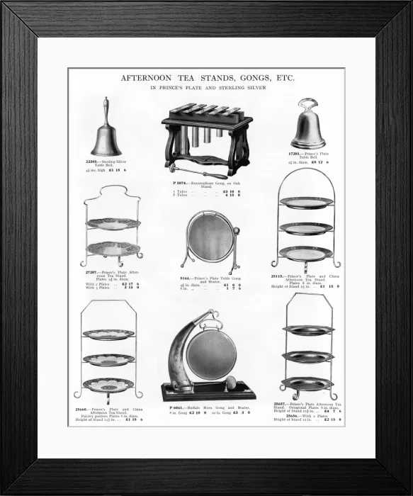 Framed Print : Cakestands Etc Framed Print : Cakestands Etc