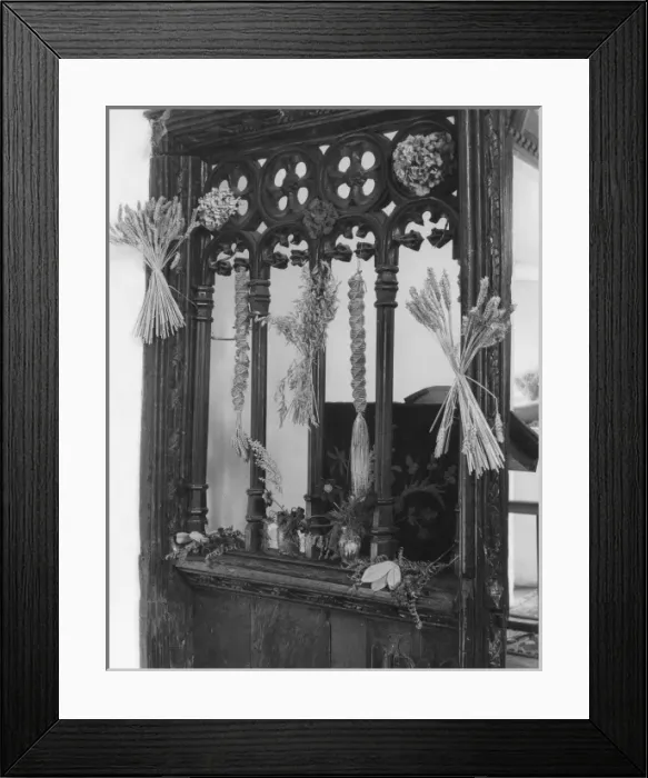 Framed Print : Harvest Festival Screen Framed Print : Harvest Festival Screen