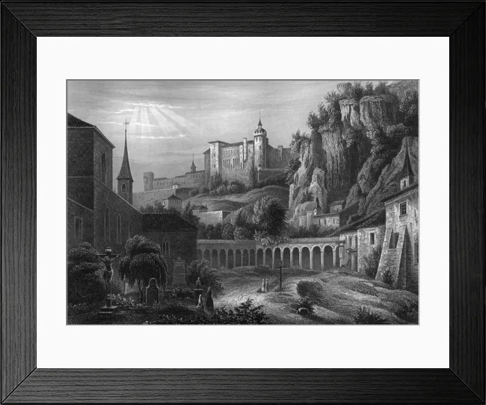 Framed Print : Salzburg Church Etc Framed Print : Salzburg Church Etc