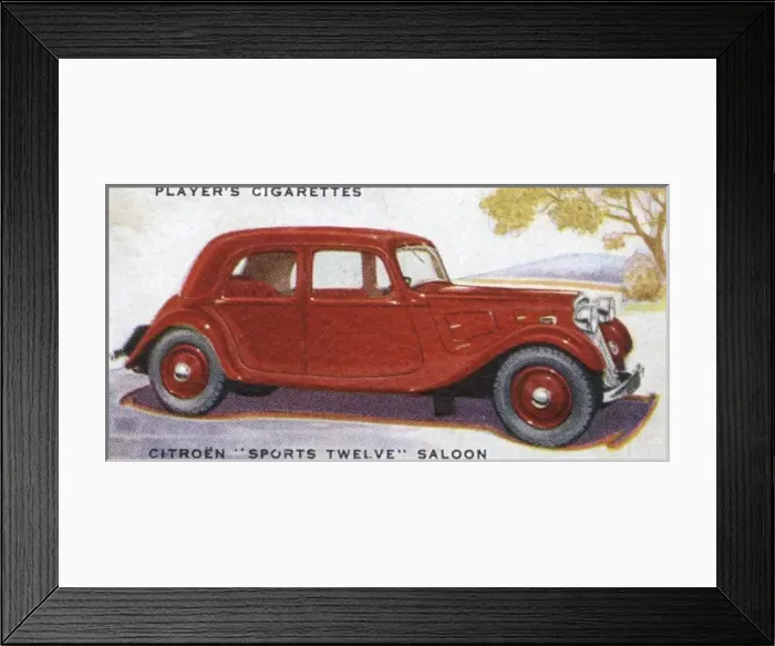 Framed Print : Citroen Saloon Framed Print : Citroen Saloon
