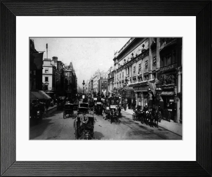 Framed Print : Piccadilly 1890S Framed Print : Piccadilly 1890S