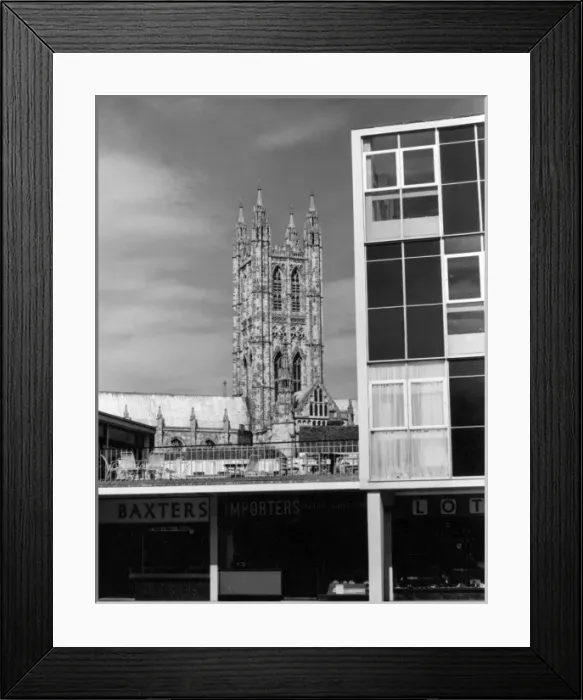 Framed Print : Old & New Canterbury Framed Print : Old & New Canterbury