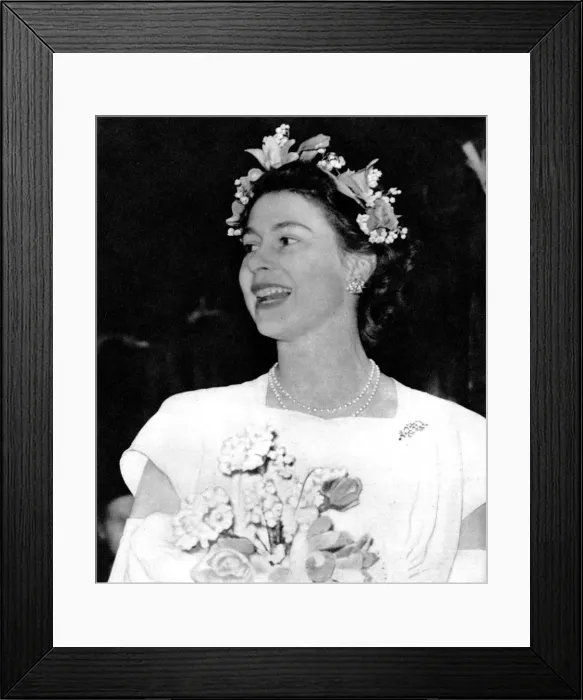 Framed Print : Princess Elizabeth, later Queen Elizabeth II Framed Print : Princess Elizabeth, later Queen Elizabeth II