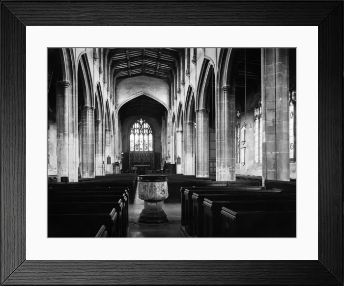 Framed Print : Dedham Church Interior Framed Print : Dedham Church Interior