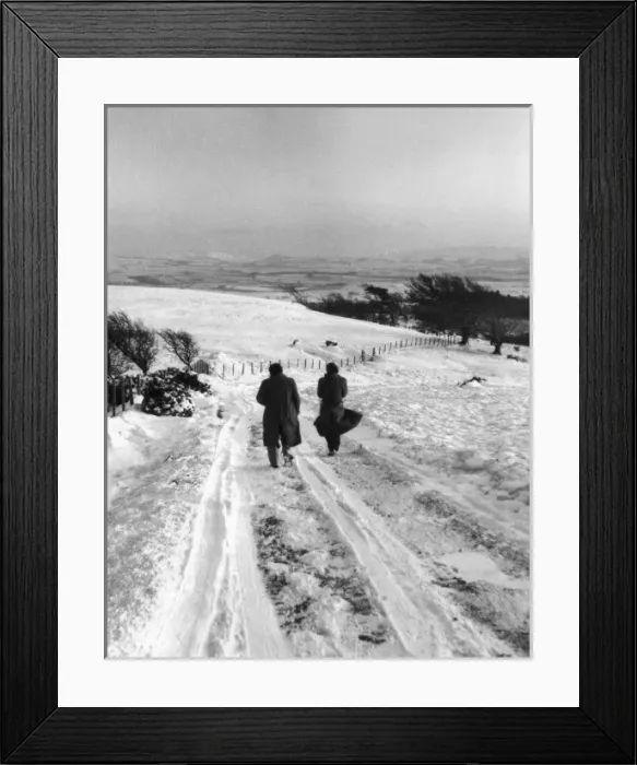 Framed Print : Winter Walk Framed Print : Winter Walk