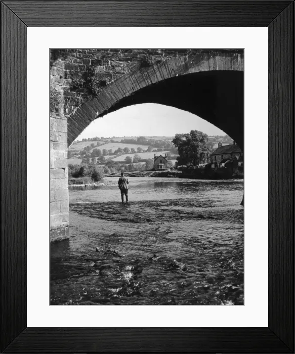 Framed Print : Wales / River Usk Framed Print : Wales / River Usk