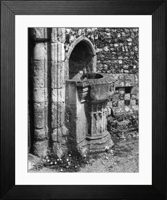 Framed Print : Holy Water Stoup Framed Print : Holy Water Stoup