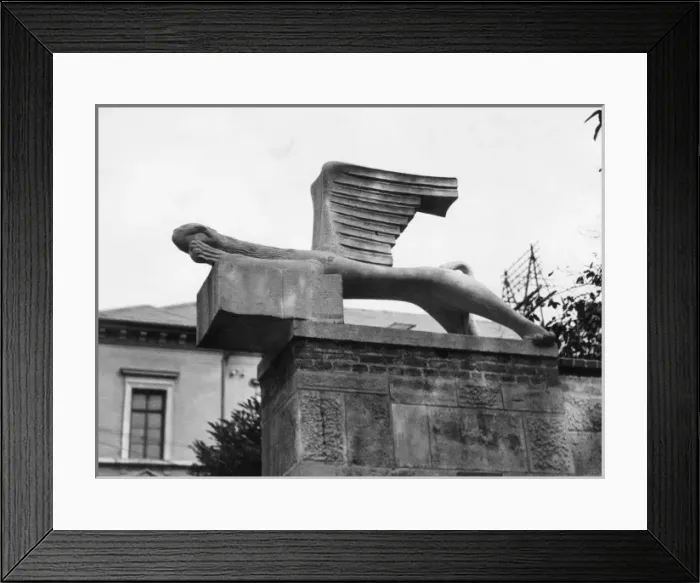 Framed Print : ULM CHURCH WISE LION Framed Print : ULM CHURCH WISE LION