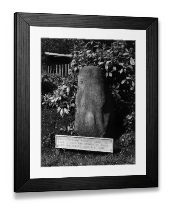 Framed Print : The Devils Stone Framed Print : The Devils Stone