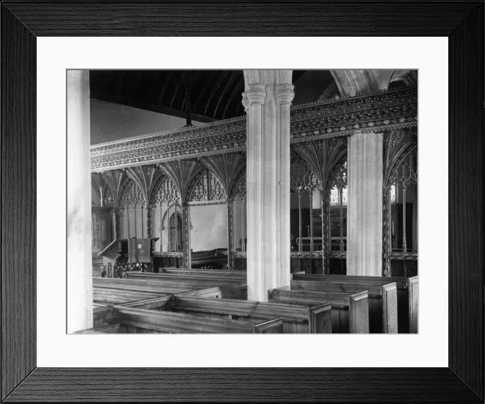 Framed Print : Carhampton Church Screen Framed Print : Carhampton Church Screen
