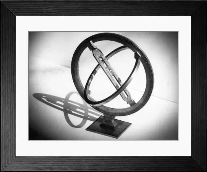 Framed Print : Universal Ring Sundial Framed Print : Universal Ring Sundial