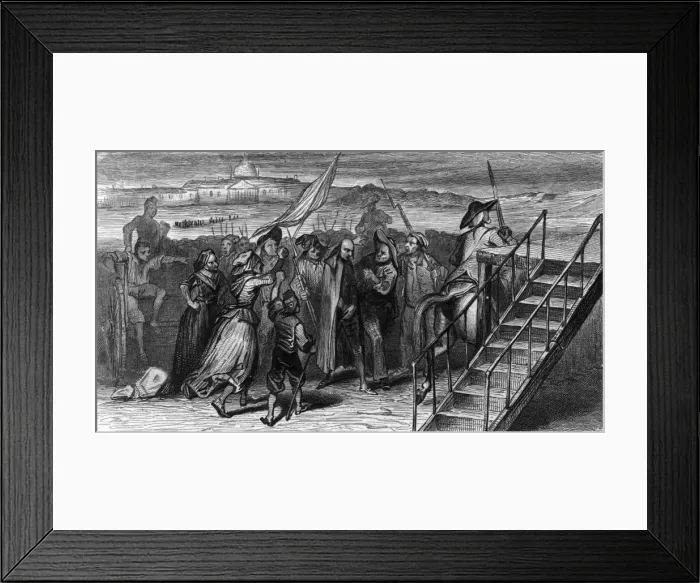 Framed Print : Bailly Guillotined Framed Print : Bailly Guillotined