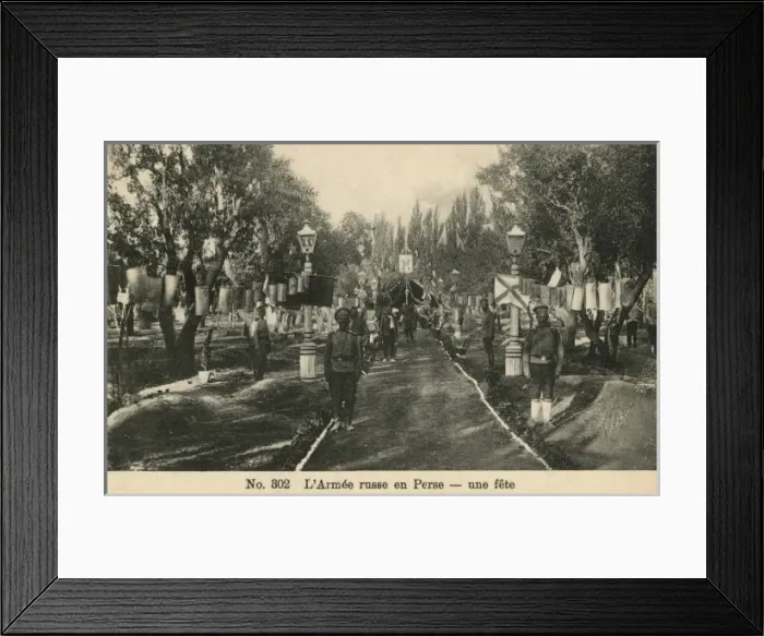 Framed Print : Russian soldiers in Iran Framed Print : Russian soldiers in Iran